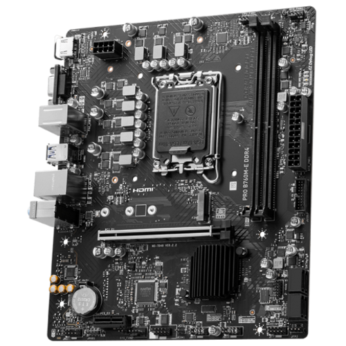 Photo Motherboard MSI PRO B760M-E DDR4 (s1700, Intel B760)