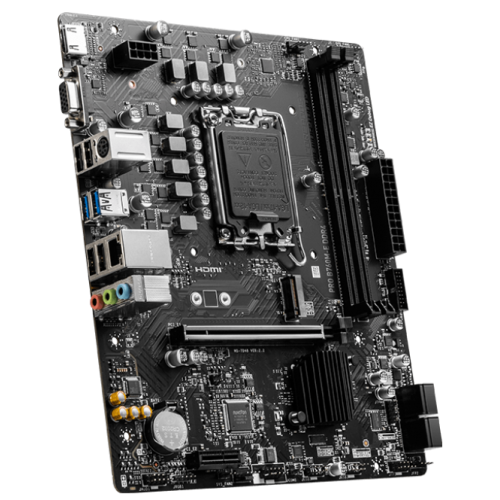 Photo Motherboard MSI PRO B760M-E DDR4 (s1700, Intel B760)