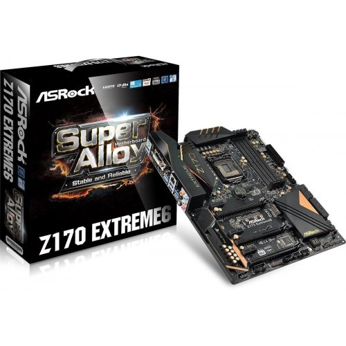 Продати Материнська плата AsRock Z170 EXTREME6 (s1151, Intel Z170) за Trade-In у інтернет-магазині Телемарт - Київ, Дніпро, Україна фото
