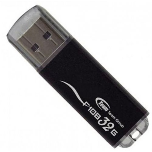 Купити Накопичувач Team F108 32GB Black (TF10832GB01) - ціна в Києві, Львові, Вінниці, Хмельницькому, Франківську, Україні | інтернет-магазин TELEMART.UA фото