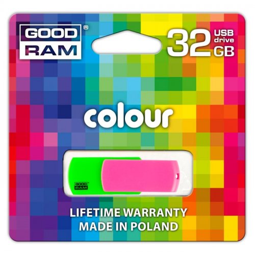 Купить Накопитель GoodRAM Colour MIX 32GB (PD32GH2GRCOMXR9) - цена в Харькове, Киеве, Днепре, Одессе
в интернет-магазине Telemart фото