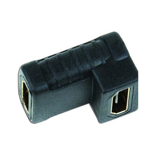 Купить Переходник Cablexpert HDMI-HDMI F/F 90° (A-HDMI-FFL) - цена в Харькове, Киеве, Днепре, Одессе
в интернет-магазине Telemart фото