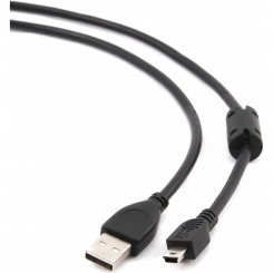 Кабель Cablexpert USB 2.0 miniUSB 5pin 1.8m с ферритом (CCF-USB2-AM5P-6)