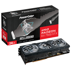 Фото Видеокарта PowerColor Radeon RX 7900 XTX Hellhound 24576MB (RX 7900 XTX 24G-L/OC)
