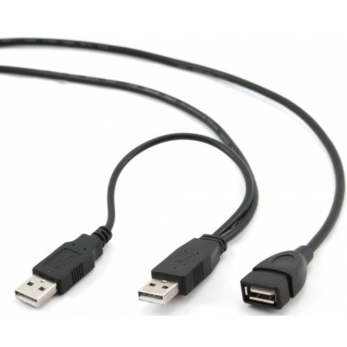 

Удлинитель Cablexpert USB 2.0 2xAM-AF 0.9m Premium (CCP-USB22-AMAF-3)
