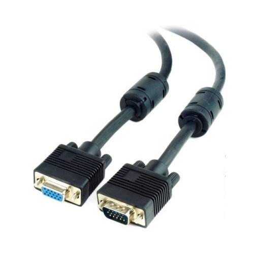 Купити Кабель Cablexpert VGA-VGA M/F Premium (CC-PPVGAX-10B) Black - ціна в Києві, Львові, Вінниці, Хмельницькому, Франківську, Україні | інтернет-магазин TELEMART.UA фото