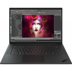 Ноутбук Lenovo ThinkPad P1 Gen 5 (21DC0011RA) Black / 16″ (3840x2400, IPS) / Intel Core i7-12800H (3.7–4.8 ГГц), 14 ядер / NVIDIA RTX A4500 / 32 ГБ (DDR5) / 1024 ГБ (SSD) / Windows 11