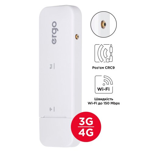 Купити Wi-Fi роутер Ergo W02-CRC9 - ціна в Києві, Львові, Вінниці, Хмельницькому, Франківську, Україні | інтернет-магазин TELEMART.UA фото