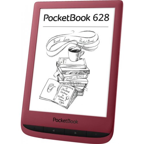 Купити Електронна книга PocketBook 628 (PB628-R-WW) Ruby Red - ціна в Києві, Львові, Вінниці, Хмельницькому, Франківську, Україні | інтернет-магазин TELEMART.UA фото