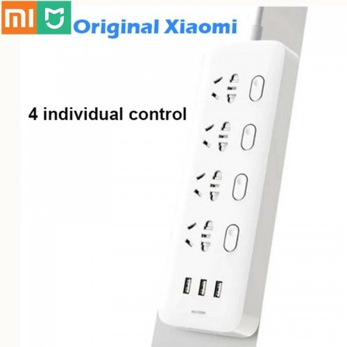Купить Сетевой фильтр Xiaomi 2м 4 розетки + 3 USB (NRB4023CN) - цена в ...
