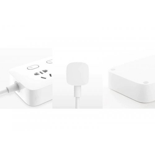 Мережевий фільтр Xiaomi 2м 4 розетки + 3 USB (NRB4023CN) купити в Україні: Київ, Львів, Хмельницький, Тернопіль, Івано-Франківськ | Низька ціна, відгуки, характеристики від TELEMART фото
