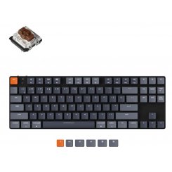 Клавіатура Keychron K1SE 87 Key White Led Gateron Brown WL (K1SEG3) Black