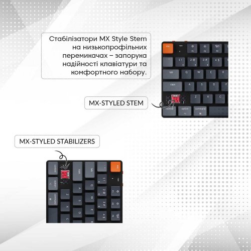 Клавіатура Keychron K1SE 87 Key White Led Gateron Brown WL (K1SEG3) Black купити в Україні: Київ, Львів, Хмельницький, Тернопіль, Івано-Франківськ | Низька ціна, відгуки, характеристики від TELEMART фото