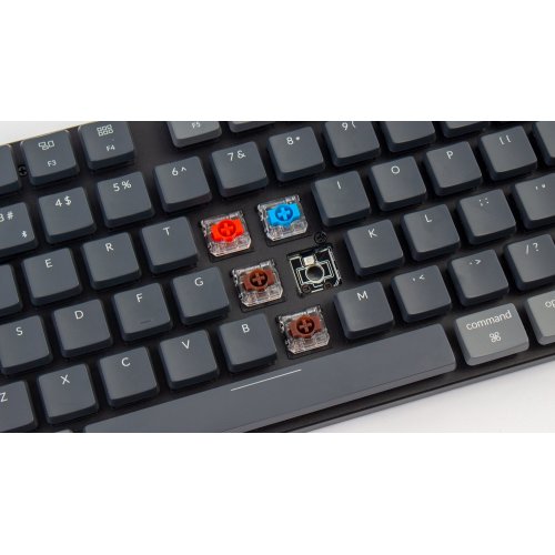 Купить Клавиатура Keychron K1SE 87 Key RGB Optical Banana Hot-Swap WL (K1SEE4) Black - цена в Харькове, Киеве, Днепре, Одессе
в интернет-магазине Telemart фото