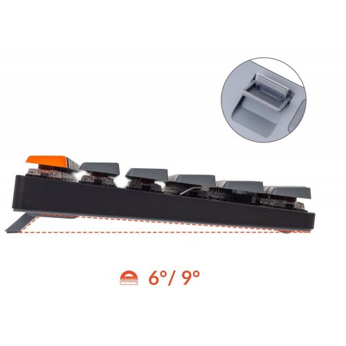 Клавиатура Keychron K1SE 87 Key White Led Optical Banana Hot-Swap WL (K1SED4) Black купить в Украине: Киев, Днепр, Харьков, Одесса  | Низкая цена, отзывы, характеристики от TELEMART фото