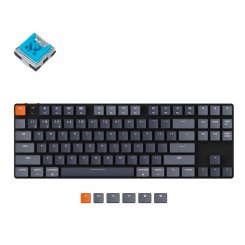 Клавіатура Keychron K1SE 87 Key White Led Optical Blue Hot-Swap WL (K1SED2) Black