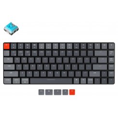 Клавіатура Keychron K3 84 Key RGB Gateron Blue WL (K3B2) Black