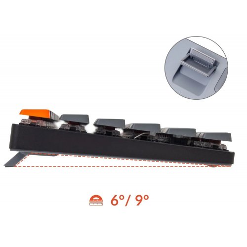 Клавіатура Keychron K5SE 104 Key White Led Gateron Brown WL (K5SEG3) Black купити в Україні: Київ, Львів, Хмельницький, Тернопіль, Івано-Франківськ | Низька ціна, відгуки, характеристики від TELEMART фото