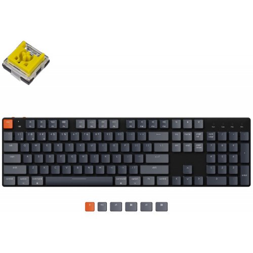 

Keychron K5SE 104 Key White Led Optical Banana Hot-Swap WL (K5SED4) Black