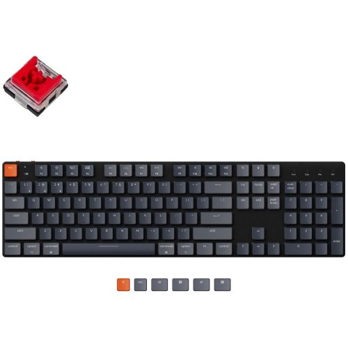

Keychron K5SE 104 Key White Led Optical Red Hot-Swap WL (K5SED1) Black