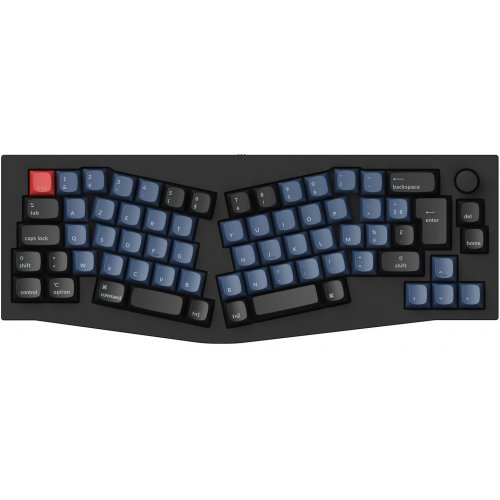 Купить Клавиатура Keychron Q8 QMK RGB Gateron G PRO Brown Hot-Swap Knob (Q8M3) Carbon Black - цена в Харькове, Киеве, Днепре, Одессе
в интернет-магазине Telemart фото