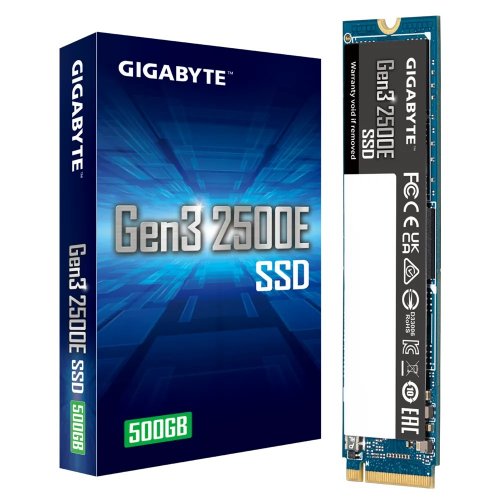 Photo SSD Drive Gigabyte 2500E 500GB M.2 (2280 PCI-E) NVMe 1.3 x4 (G325E500G)