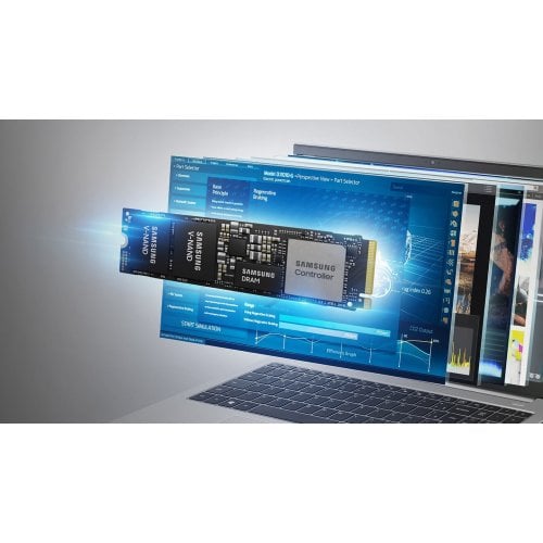 Купить SSD-диск Samsung PM9A1 V-NAND 2TB M.2 (2280 PCI-E) (MZVL22T0HBLB-00B00) с проверкой совместимости: обзор, характеристики, цена в Киеве, Днепре, Одессе, Харькове, Украине | интернет-магазин TELEMART.UA фото