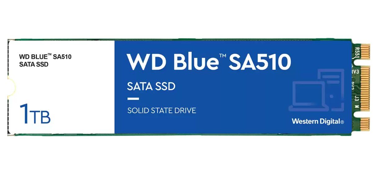 SSD-диск Western Digital Blue SA510 1TB M.2 (2280 SATA