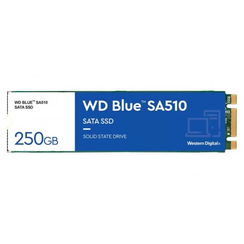 Продать SSD-диск Western Digital Blue SA510 250GB M.2 (2280 SATA) (WDS250G3B0B) по Trade-In интернет-магазине Телемарт - Киев, Днепр, Украина фото