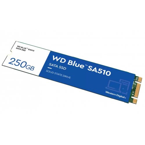 Продать SSD-диск Western Digital Blue SA510 250GB M.2 (2280 SATA) (WDS250G3B0B) по Trade-In интернет-магазине Телемарт - Киев, Днепр, Украина фото
