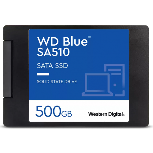 Купить SSD-диск Western Digital Blue SA510 500GB 2.5" (WDS500G3B0A) с проверкой совместимости: обзор, характеристики, цена в Киеве, Днепре, Одессе, Харькове, Украине | интернет-магазин TELEMART.UA фото