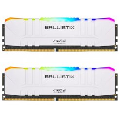 ОЗУ Crucial DDR4 32GB (2x16GB) 3000Mhz Ballistix RGB White (BL2K16G30C15U4WL)
