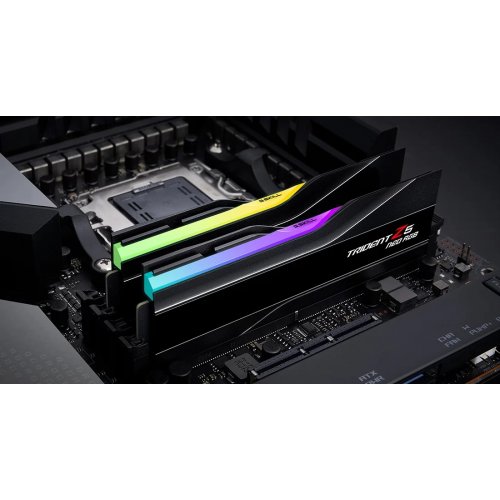 Photo RAM G.Skill DDR5 32GB (2x16GB) 6000Mhz Trident Z5 Neo RGB (F5-6000J3636F16GX2-TZ5NR)
