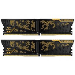 ОЗП Team DDR4 16GB (2x8GB) 3200Mhz Vulcan TUF Gaming Yellow (TLTYD416G3200HC16FDC01)