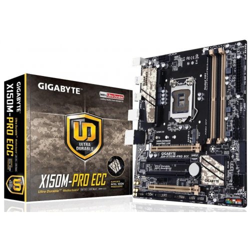 Продати Материнська плата Gigabyte GA-X150M-PRO ECC (s1151, Intel С232) за Trade-In у інтернет-магазині Телемарт - Київ, Дніпро, Україна фото