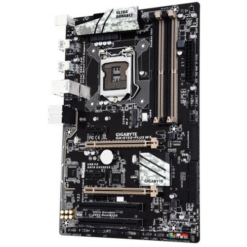 Продать Материнская плата Gigabyte GA-X150-PLUS WS (s1151, Intel С232) по Trade-In интернет-магазине Телемарт - Киев, Днепр, Украина фото