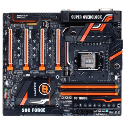 Продати Материнська плата Gigabyte GA-Z170X-SOC Force (s1151, Intel Z170) за Trade-In у інтернет-магазині Телемарт - Київ, Дніпро, Україна фото