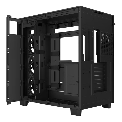 Photo NZXT H9 Flow Tempered Glass without PSU (CM-H91FB-01) Black