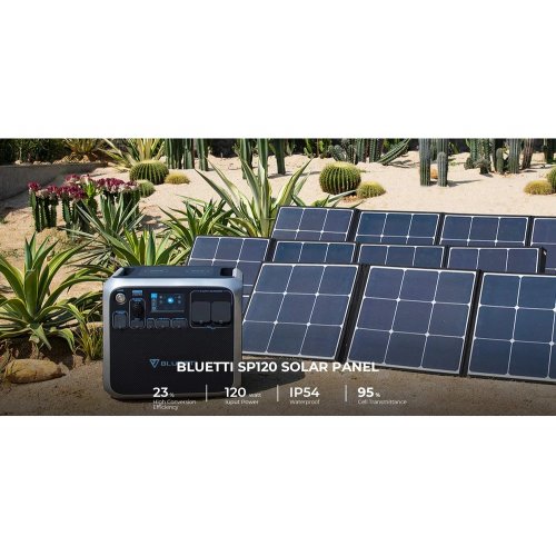 Купить Солнечная панель BLUETTI SP120 Solar Panel 120W - цена в Харькове, Киеве, Днепре, Одессе
в интернет-магазине Telemart фото