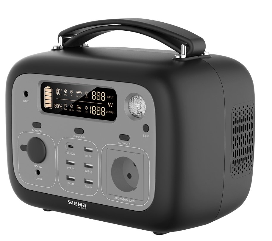  Зарядная станция Sigma mobile X-power SI140APS Black/Grey