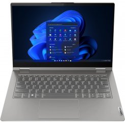 Ноутбук Lenovo ThinkBook 14s Yoga G2 IAP (21DM000GRA) Mineral Grey / 14″ (1920x1080, IPS) / Intel Core i7-1255U (3.5–4.7 ГГц), 10 ядер / Intel Iris Xe Graphics / 16 ГБ (DDR4) / 512 ГБ (SSD) / Windows 11 Pro