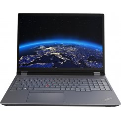 Ноутбук Lenovo ThinkPad P16 Gen 1 (21D60014RA) Storm Grey / 16″ (2560x1600, IPS) / Intel Core i7-12800HX (3.4–4.8 ГГц), 16 ядер / NVIDIA RTX A2000 / 32 ГБ (DDR5) / 1024 ГБ (SSD) / Windows 11