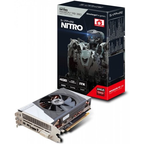 Продать Видеокарта Sapphire Radeon R9 380 NITRO ITX 4096MB (11242-14-20G) по Trade-In интернет-магазине Телемарт - Киев, Днепр, Украина фото