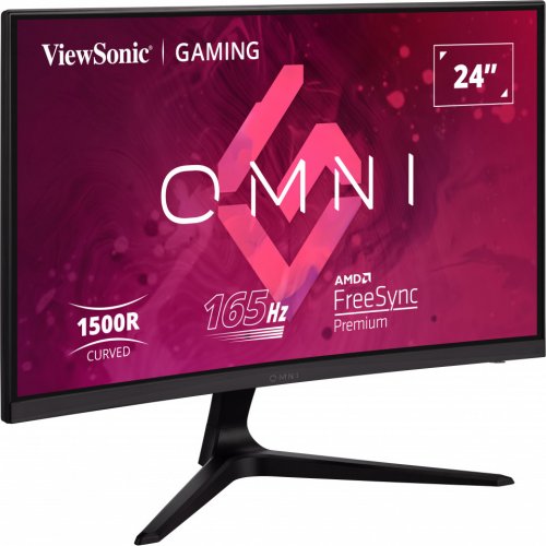 Продати Монітор ViewSonic 23.6" VX2418C Black за Trade-In у інтернет-магазині Телемарт - Київ, Дніпро, Україна фото