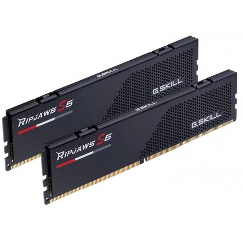 Photo RAM G.Skill DDR5 32GB (2x16GB) 6000Mhz Ripjaws S5 Black (F5-6000J3636F16GX2-RS5K)