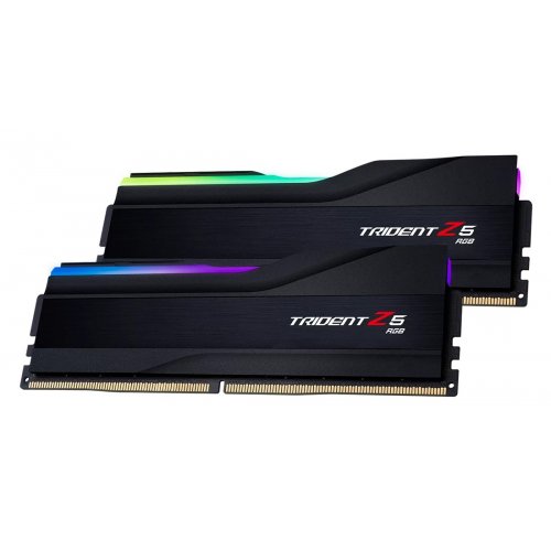 Photo RAM G.Skill DDR5 32GB (2x16GB) 6400Mhz Trident Z5 RGB Black (F5-6400J3239G16GX2-TZ5RK)