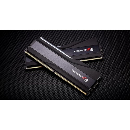 Photo RAM G.Skill DDR5 32GB (2x16GB) 6400Mhz Trident Z5 RGB Black (F5-6400J3239G16GX2-TZ5RK)