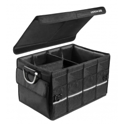 Фото Автомобильная сумка-органайзер для машин Ugreen LP256 Car Trunk Organizer 55L Oxford+Aluminium Alloy (80710) Black