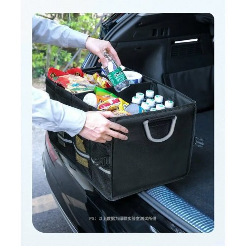 Купити Автомобільна сумка-органайзер для машин Ugreen LP256 Car Trunk Organizer 55L Oxford+Aluminium Alloy (80710) Black - ціна в Києві, Львові, Вінниці, Хмельницькому, Франківську, Україні | інтернет-магазин TELEMART.UA фото