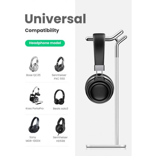 Купить Подставка UGreen LP143 Earphone Holder Stand (80701) White - цена в Харькове, Киеве, Днепре, Одессе
в интернет-магазине Telemart фото